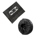 thumbnail image 1 of QILTON 4pcs Car Spare Tire Cover Case Auto Wheel Tire Storage Bags Dust-proof Waterproof Styling Vehicle Accessory Protector Tyre Tyre, 1 of 7