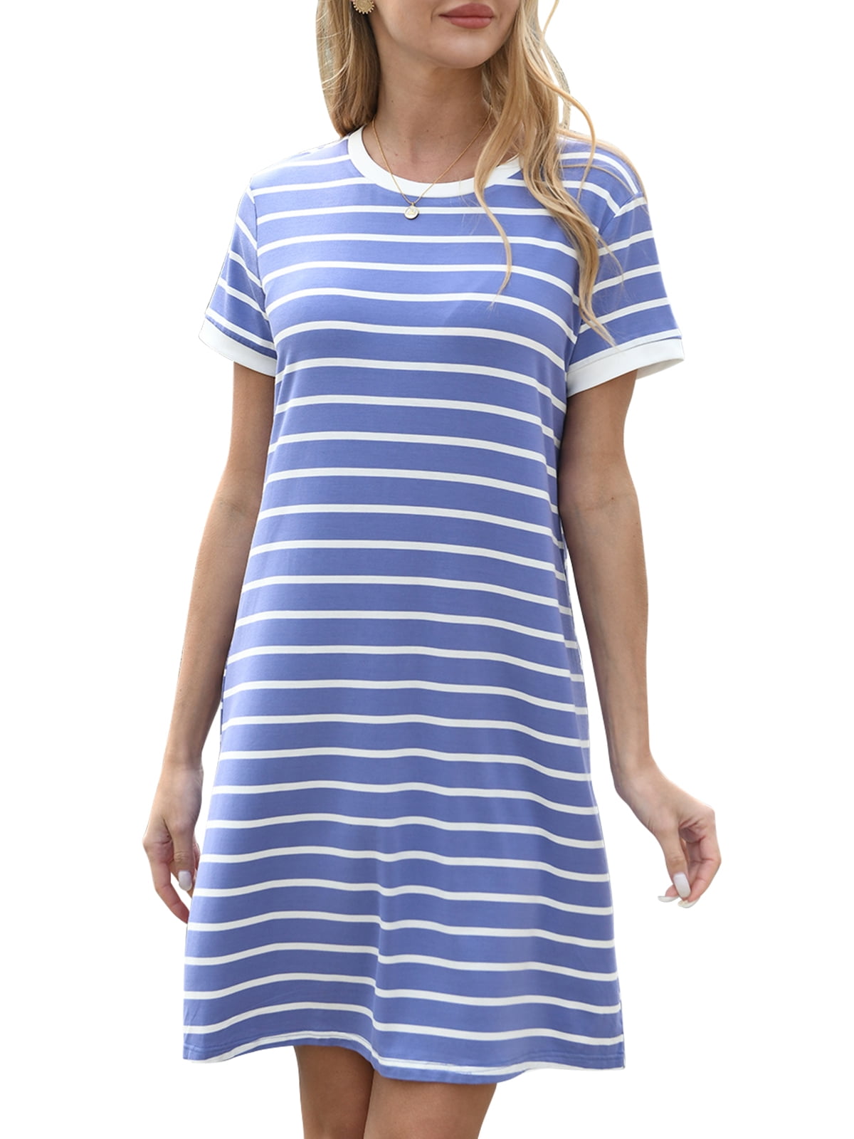 Sleeve T Dresses Uk Blue Stripe 100% Cotton T-Shirt Dress All Dresses Red Dress Sleeve T Dresses Uk Blue Stripe 100% Cotton T-Shirt Dress All Dresses Red Dress