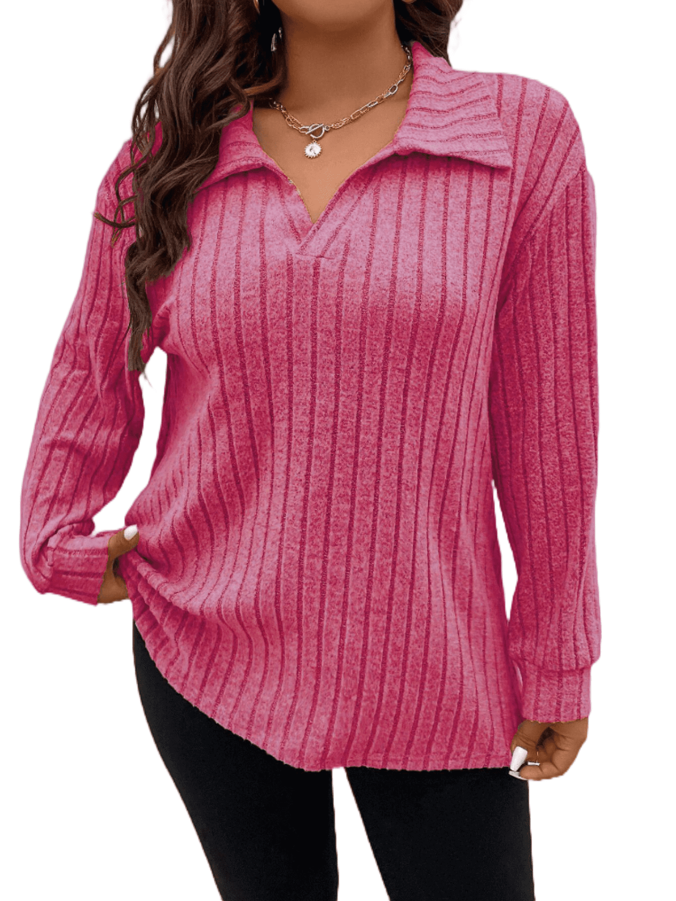 RITERA Women's Plus Size Long Sleeve Henley Shirt - Casual Fall & Winter Top, Zebra Print, XL-5XL