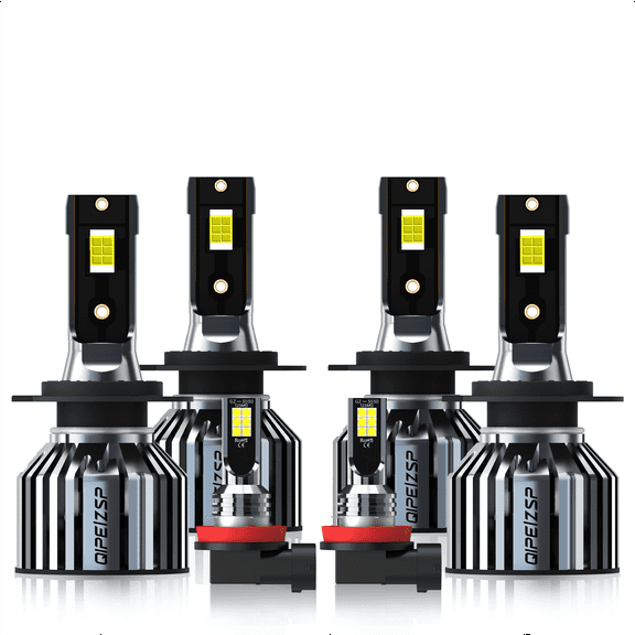 QIPEIZSP LED Headlights and Fog Lights H7 H11 Bulbs Compatible with Hyundai Sonata 2011-2014, 6 Pcs