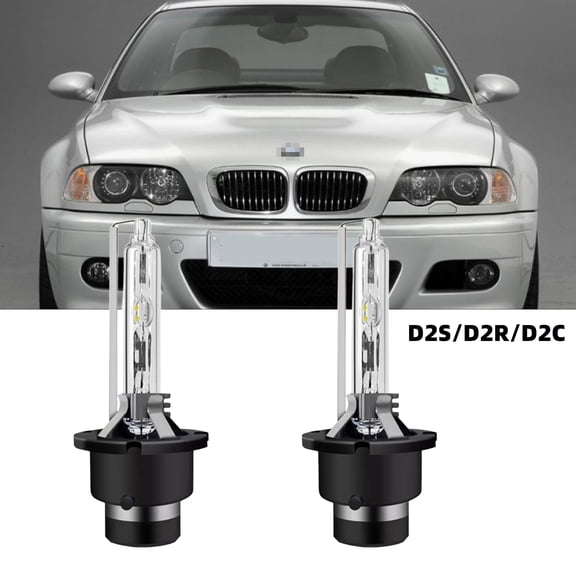 QIPEIZSP D2S/D2R/D2C HID Xenon Headlight Bulbs Fit For BMW 325Ci 2001-2006,Plug And Play,Pack of 2 ,6500K