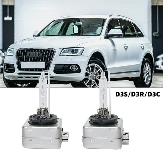 QIPEIZSP Fit For Audi A5 2013 D3S/D3R/D3C HID Xenon Headlight Bulbs,Plug And Play,Pack of 2 ,6500K