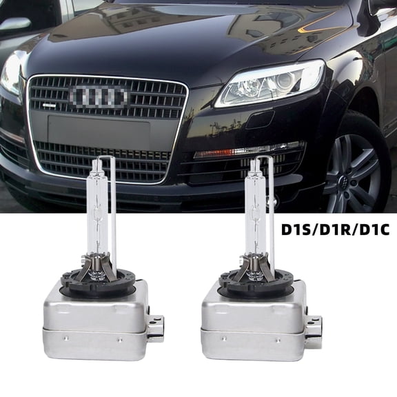 QIPEIZSP Fit For Audi R8 2008-2012 D1S/D1R/D1C HID Xenon Headlight Bulbs,Plug And Play,Pack of 2 ,6500K