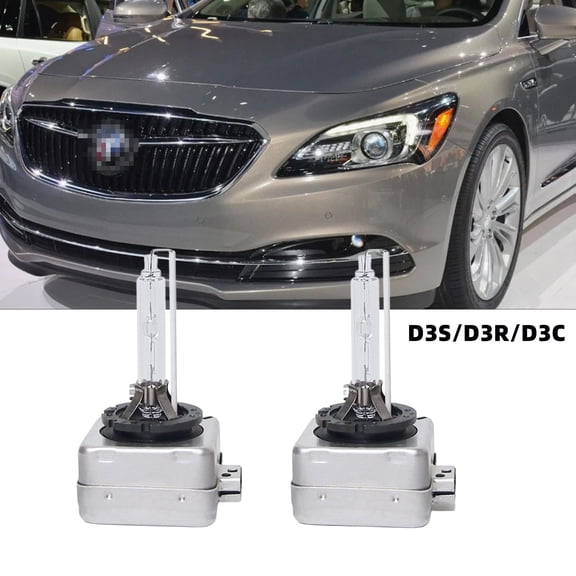QIPEIZSP Fit For Buick Regal 2014-2017 D3S/D3R/D3C HID Xenon Headlight Bulbs,Plug And Play,Pack of 2 ,6500K