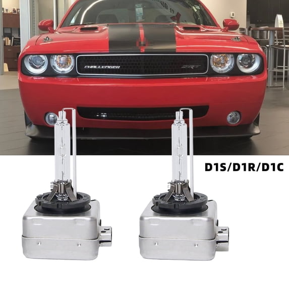 QIPEIZSP Fit For Dodge Viper 2005-2006 D1S/D1R/D1C HID Xenon Headlight Bulbs,Plug And Play,Pack of 2 ,6500K