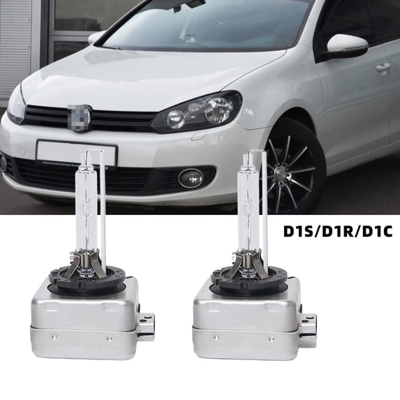 QIPEIZSP Fit For Volkswagen Jetta 2014 D1S/D1R/D1C HID Xenon Headlight Bulbs,Plug And Play,Pack of 2 ,6500K