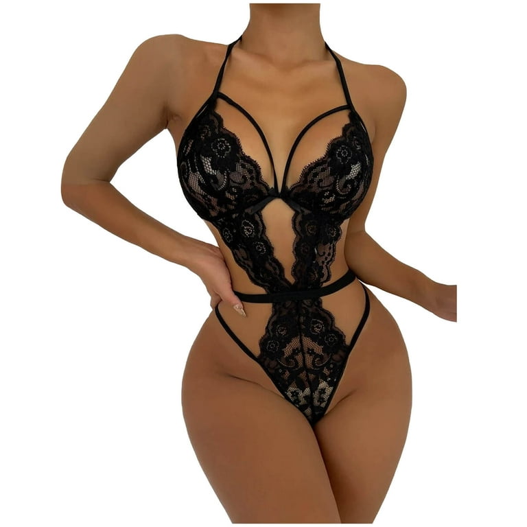 QIPOPIQ Clearance Lingerie for Women, Sexy Valentines Babydoll Ladies  Lingerie Sets Lingerie Lace Hollow Out Bowknot Temptation Underwear  Sleepwear