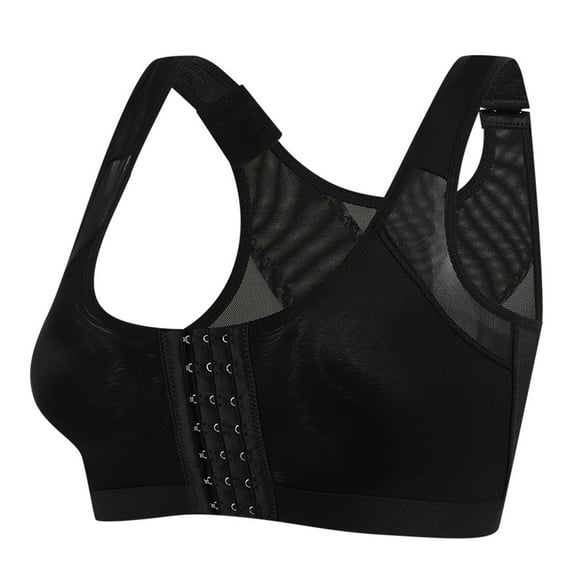QIPOPIQ Clearance Sports Bra for Women Women Lace Bralette Plus Size Zip Front Sports Bra Crop Wireless Tops Front Zipper Padded Workout Yoga Bras