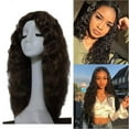 thumbnail image 1 of QIPOPIQ Clearance Wigs Wigs Hair lace 24’ Curly Wig Curly Hair Human Wig 360 Non-Stick lace Front Wig, 1 of 7