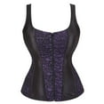 thumbnail image 1 of QIPOPIQ Clearance Women's Lingerie Corsets Floral Overbust Corset Bustier Lingerie Top Gothic Shapewear Sexy Underwear, 1 of 5