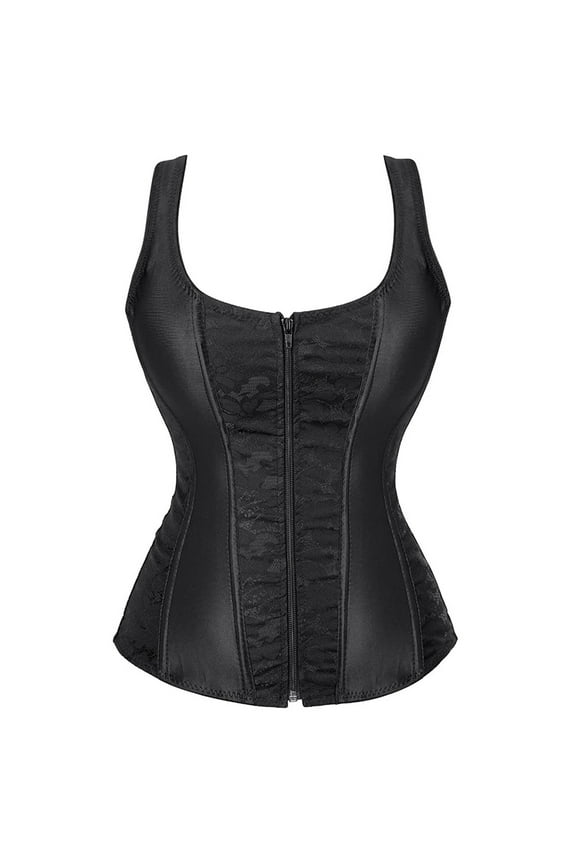 Clearance Women's Steel Boned Corset Overbust Bustier Lingerie Top Gothic Shapewear Sexy Underwear Corset Top
