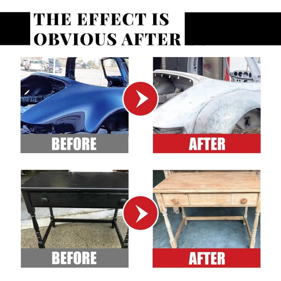 QIPOPIQ Efficient Paint Stripper Gel for Cars and Furniture, Metal Surface Coating Removal Tool