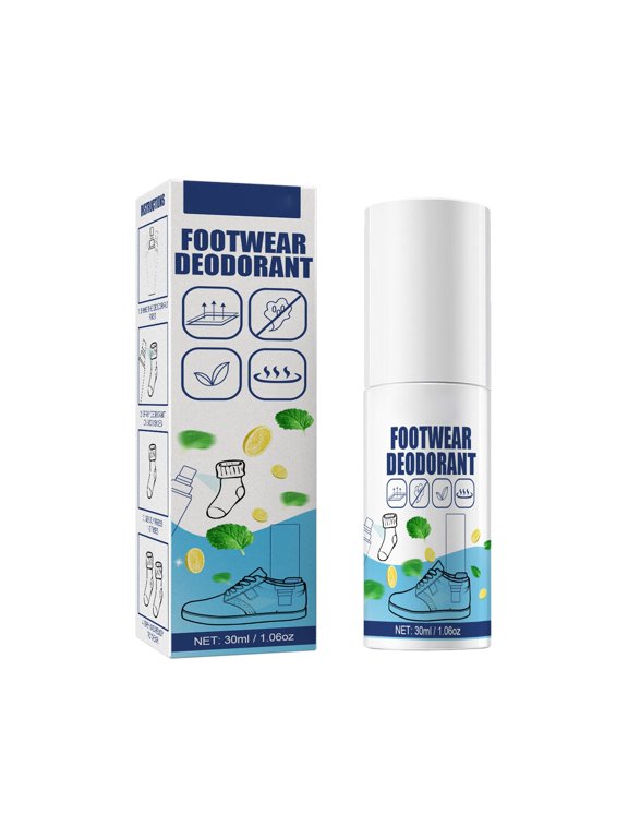 Footwear Deodorant Spray, Odor Eliminator for Shoes & Socks, Fresh Scent, Quick Dry, All Shoe Types
