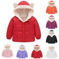 thumbnail image 1 of QIPOPIQ Girls and Toddlers' Heavyweight Hooded Puffer Jacket Clearance, 1 of 9