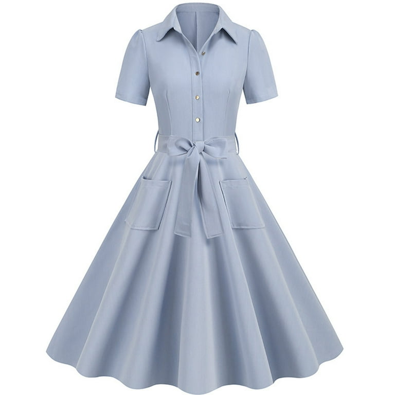 3/4 Sleeve Solid Color V Neck Girdle Bowknot Maxi Dresses 3/4 Sleeve Solid Color V Neck Girdle Bowknot Maxi Dresses