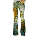 thumbnail image 1 of QIPOPIQ Jeans for Women Clearance Womens Elastic Waist Stretch Printing Thin Stretch Skinny Button Pants Trousers, 1 of 8