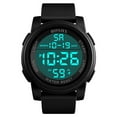 thumbnail image 1 of QIPOPIQ Men's Digital Sports Watch 50M Mens LED Watch Multifunction Sport Women Outdoor Electronic Watch Gift for Men, 1 of 7