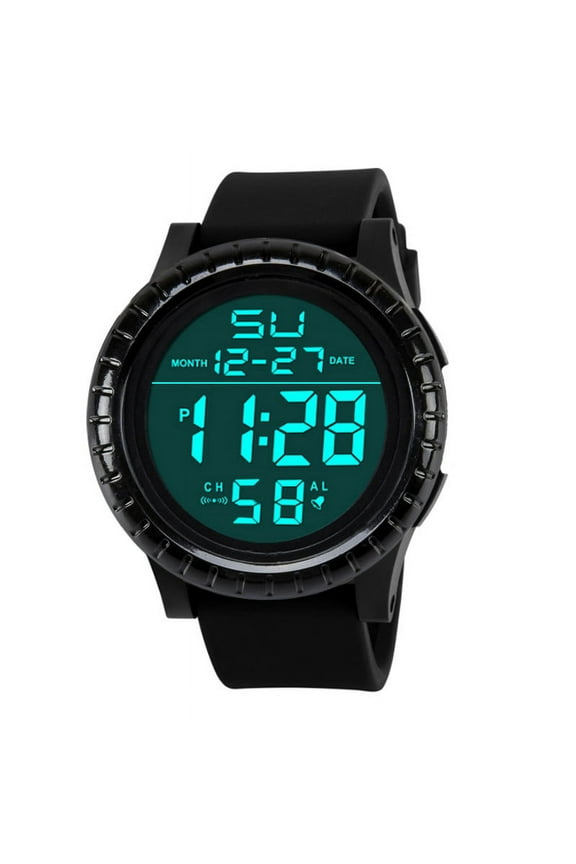 Men's Digital Sports Watch NEW Fashion Men's LED Digital Date Countdown Timer Sport Quartz Wrist Watch Gift for Men