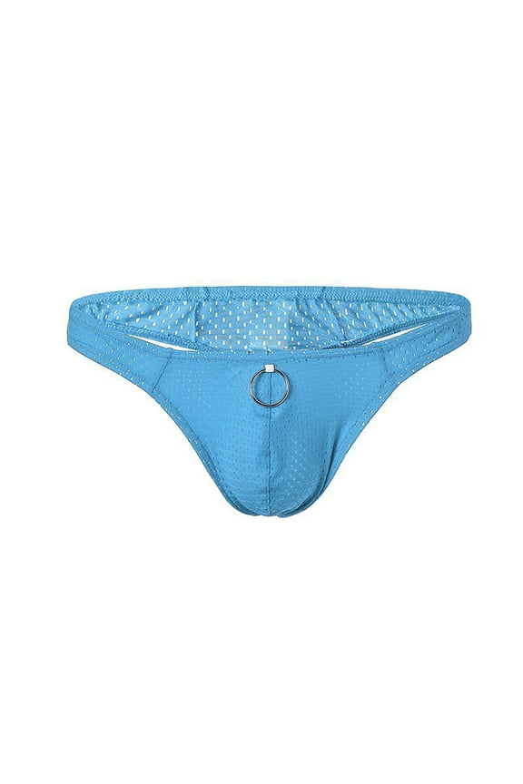 Mens Underwear Ring Panties Sexy Nylon Mesh Thong Cool Comfortable Underwear Clearance