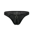 thumbnail image 1 of QIPOPIQ Mens Underwear Ring Panties Sexy Nylon Mesh Thong Cool Comfortable Underwear Clearance, 1 of 4