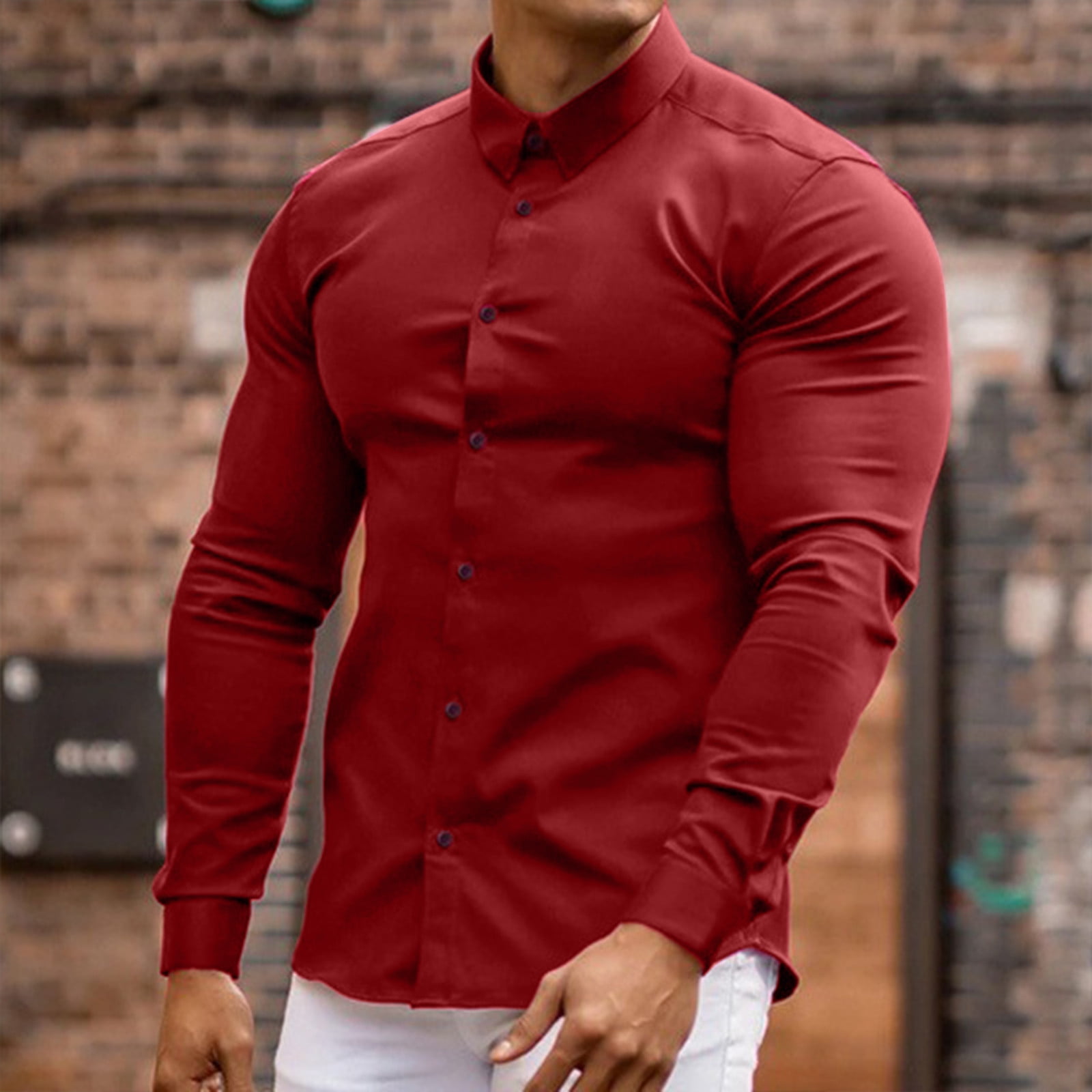 Amazon.com: Men's Compression Shirts Long Sleeve Stand