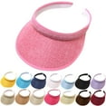 thumbnail image 1 of QIPOPIQ Sun Visor Hats Women Large Brim Summer UV Protection Beach Cap Clearance, 1 of 5