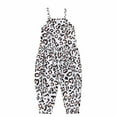 thumbnail image 1 of QIPOPIQ Toddler Girl Clothes Clearance Children's Summer Romper Printing Sling Sleeveless Backless Short Jumpsuit Outfits, 1 of 9