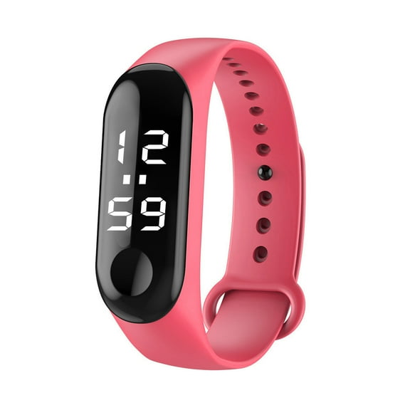 QIPOPIQ Women's Digital Sports Watch Fashion Digital LED Sports Watch Unisex Silicone Wrist Watches Men Women Gift for Women