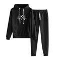 thumbnail image 1 of QIPOPIQ Womens Tops Clearance Solid Hooded Loose Long Sleeve Sweatshirt and Long Pants Set Suits Clothes, 1 of 4