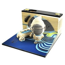 3d Calendar 2024 Time Piece Calendar Cute Desk Calendar Note Calendar 