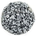 thumbnail image 1 of QIQUWOHUL 100pcs/pack Acrylic Number Loose Beads Flat Round Beads DIY Hand Beads Accessori, 1 of 9