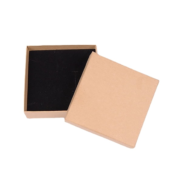 QIQUWOHUL Cardboard Jewelry Box Thick Paper Box Bulk For Jewelry Gift Case With Cotton Filled And Lid