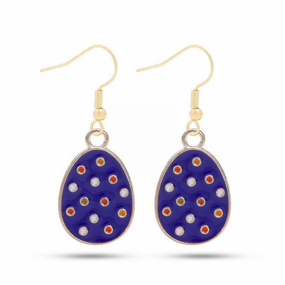 QIQUWOHUL Cartoon Cute Bunny Dangling Rabbit Earrings Happy Easter Egg Carrot Earring Easter Earrings Cartoon Cute Rabbit Earrings