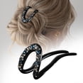 thumbnail image 1 of QIQUWOHUL French Hair Pins For Women Large U Shaped Thick Hair Clips With Hair Fork & Sticks Bun Maker Accessories For French Buns, 1 of 9