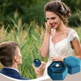 thumbnail image 1 of QIQUWOHUL Gorgeous Antique Jewelry Ring Box Velvet Ring Box Hexagon Single Ring Box Premium Vintage Double Ring Holder For Proposal Engagement Wedding Photoshoots, 1 of 6