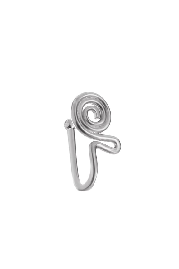 Nose Cuff Non Piercing Nose Rings Hoop Fake Piercings Adjustable Clip On Nose Cuff For Women Men