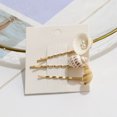 thumbnail image 1 of QIQUWOHUL Seashell Pearl Hairpins Side Bangs Hair Clips Headwear Styling Tools Hair Accessories Beach Hair Barrettes, 1 of 3