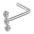 thumbnail image 1 of QIQUWOHUL Stainless Steel Nose Rings Hoop Studs Body Piercing Jewelry Nose Ring Hoop For Women,Nostril Piercing Jewelry, 1 of 3
