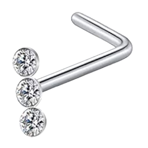 QIQUWOHUL Stainless Steel Nose Rings Hoop Studs Body Piercing Jewelry Nose Ring Hoop For Women,Nostril Piercing Jewelry