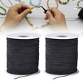 thumbnail image 1 of QIQUWOHUL Stretchy String For Bracelets 4/2 1 Mm Sturdy Elastic String Elastic For Jewelry Making Necklaces Beading, 1 of 8