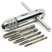 QISF TXZSYD-5, T-Handle Ratchet Tap Wrench 5 Piece