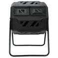 thumbnail image 1 of QISHENSHUI Compost Bin Kitchen Garden Waste Bin Composter Tumbler 18.5/37/80/120 Gallon Perfect for Homes Gardens of All Sizes to Turn Food Scraps Yard Waste Into Nutrient-Rich Compost 43 GAL, 1 of 10