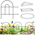 thumbnail image 1 of QISHENSHUI Garden Fence, Metal Decorative Border Panels, 18 in (H) x 100 ft (L), Dog Fence Outdoor for Yard (2 Set -70 Pack), 1 of 7