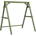 thumbnail image 1 of QISHENSHUI Heavy Duty 660 LBS Wooden Swing Frame with Extra Bottom Connection Board, Upgraded A-Frame Porch Swing Bench Stand for Indoor & Outdoor (Green), 1 of 8