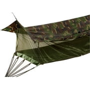 QISHIERDISHA Tents Lay Flat Hammock Tent - Waterproof Tent  Camping Hammock with Mosquito Net - Includes Insulated Pad and Rainfly Woodland Camo