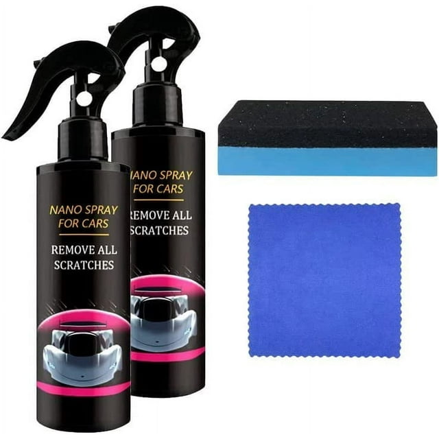 QISIWOLE 2PCS 120ML Car Repairing Spray, Oxidation Liquid Ceramic Coat