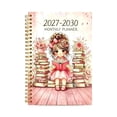 thumbnail image 1 of QISIWOLE 5.8x8.3in Monthly 5 Year Planners and Appointment Book with Monthly Tabs, 5.5 in x 8.3 in, Pink, 1 of 7