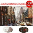 thumbnail image 1 of QISIWOLE 500 Piece Puzzles for Adults - Jigsaw Puzzles 500 Pieces - 500 Piece Puzzle - Natural Scenery City Street View- Beautiful and Modern Jigsaw Puzzle for Adults, Teens and Families,Discount, 1 of 5