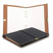 QISIWOLE A5 Leather Binder Notebook Diary Notebook Diary Replaceable Paper Deals