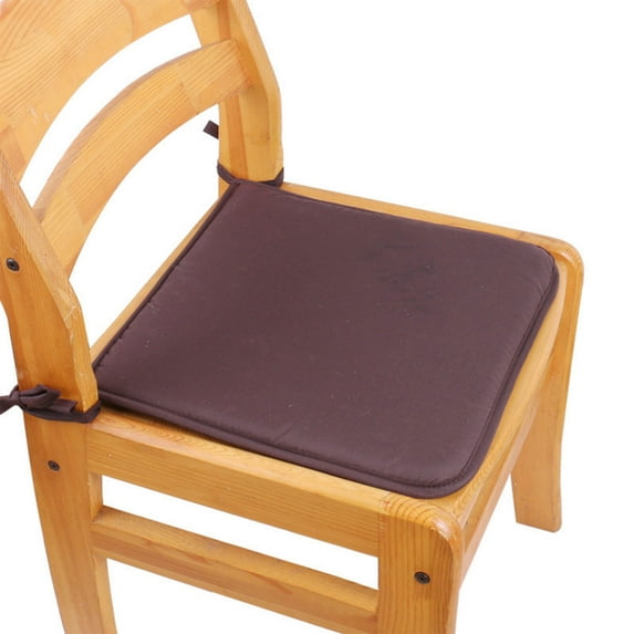 QISIWOLE Chair Pad Chair Cushions, Square Seat Cushion with Ties, Soft Thicken Garden Chair Pads, Dining Chair Cushions for Dining Kitchen Outdoor Bistros Stool Patio, 15.7x15.7 Inch